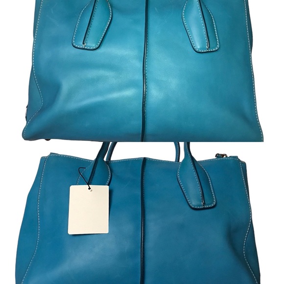 Authenticated Tod’s Blue Satchel Bag - Picture 13 of 14